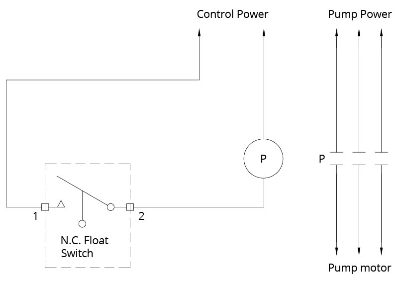 جهاز العوامة والكابل Cable Float Level Switch